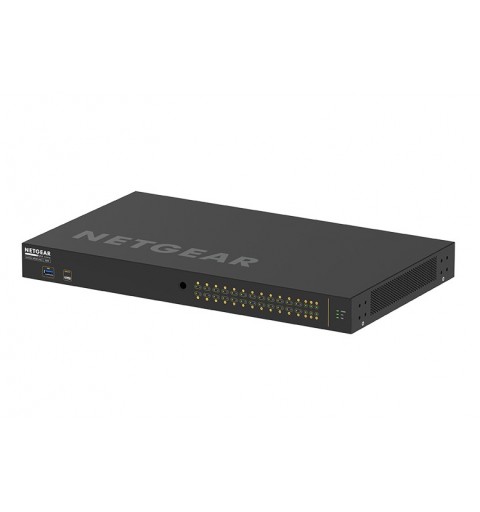 NETGEAR GSM4230P-100EUS network switch Managed L2 L3 Gigabit Ethernet (10 100 1000) Power over Ethernet (PoE) 1U Black