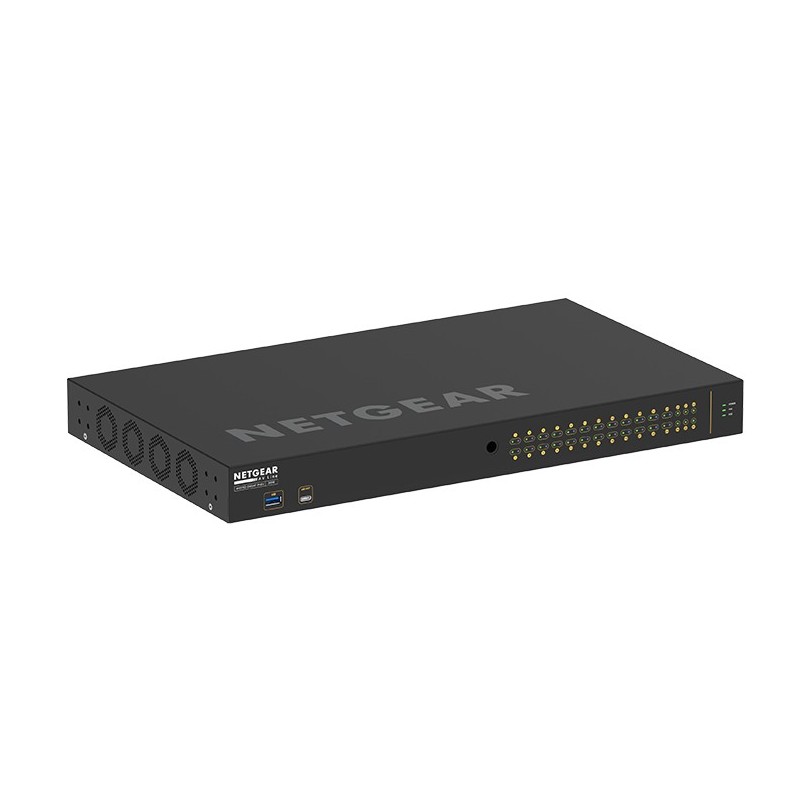 NETGEAR GSM4230P-100EUS Netzwerk-Switch Managed L2 L3 Gigabit Ethernet (10 100 1000) Power over Ethernet (PoE) 1U Schwarz