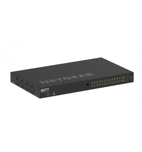 NETGEAR GSM4230P-100EUS network switch Managed L2 L3 Gigabit Ethernet (10 100 1000) Power over Ethernet (PoE) 1U Black