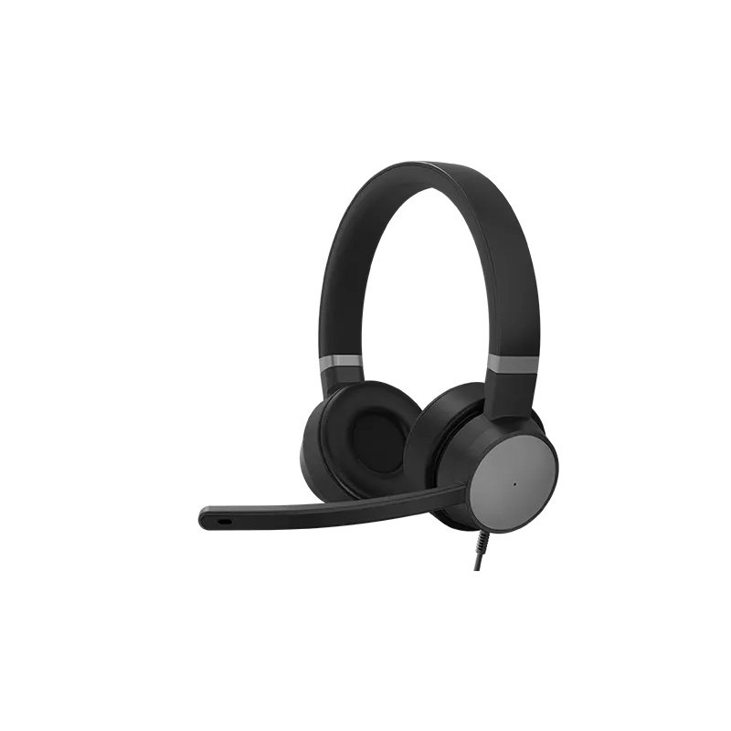 Lenovo Go Wired ANC Headset Head-band Car Home office USB Type-C Black
