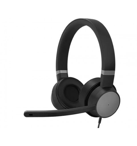 Lenovo Go Wired ANC Headset Head-band Car Home office USB Type-C Black