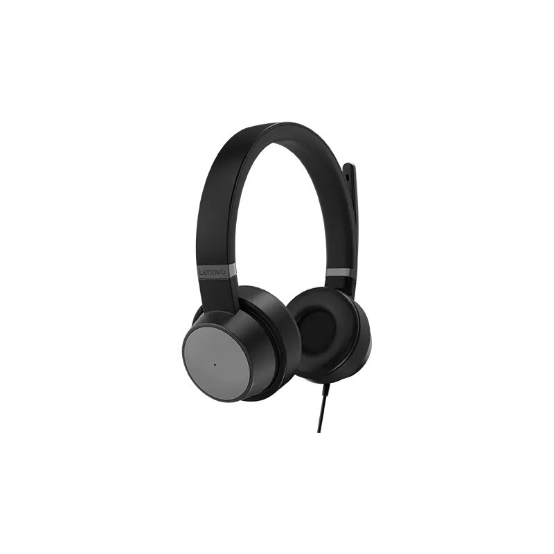 Lenovo Go Wired ANC Headset Head-band Car Home office USB Type-C Black