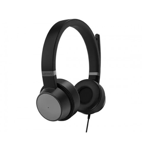 Lenovo Go Wired ANC Headset Head-band Car Home office USB Type-C Black