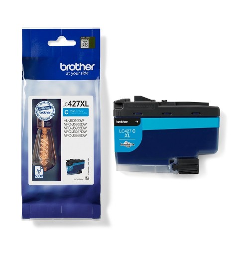 Brother LC-427XLC ink cartridge 1 pc(s) Original High (XL) Yield Cyan