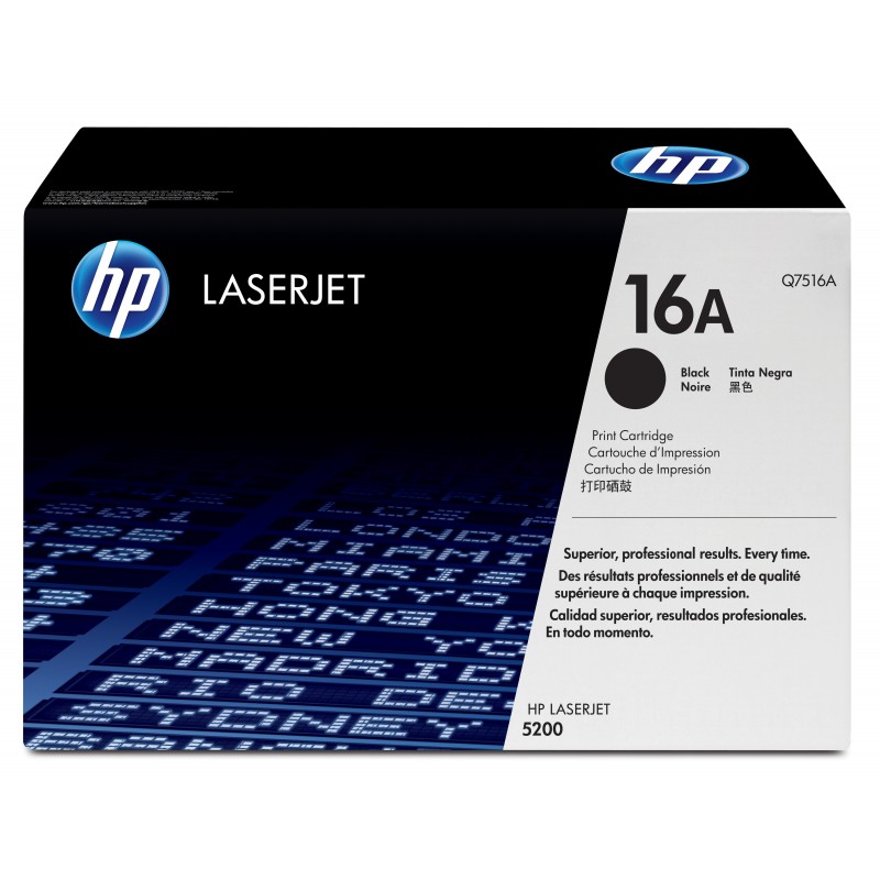 HP 16A Black Original LaserJet Toner Cartridge