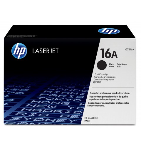 HP 16A Black Original LaserJet Toner Cartridge