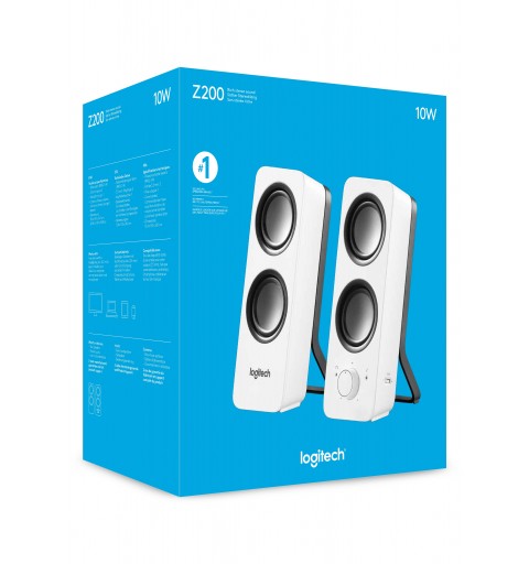 Logitech Z200 Lautsprecher Weiß Kabelgebunden 5 W