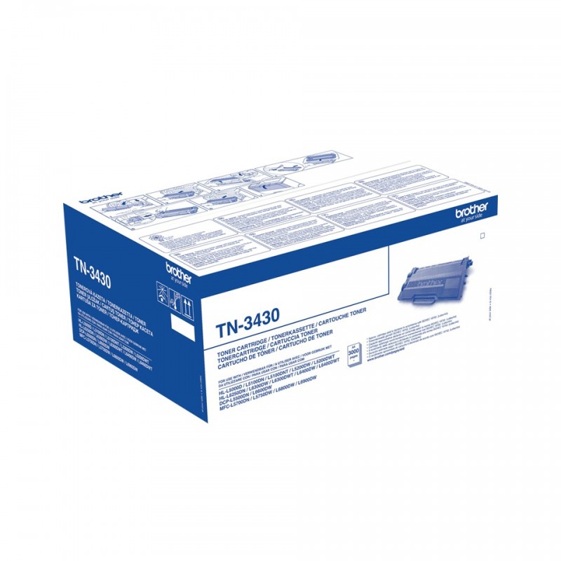 Brother TN-3430 cartuccia toner 1 pz Originale Nero