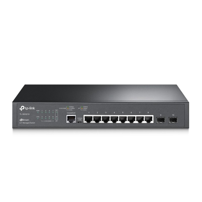 TP-Link JetStream 8-Port-Gigabit-L2+-Managed-Switch mit 2 SFP Slots