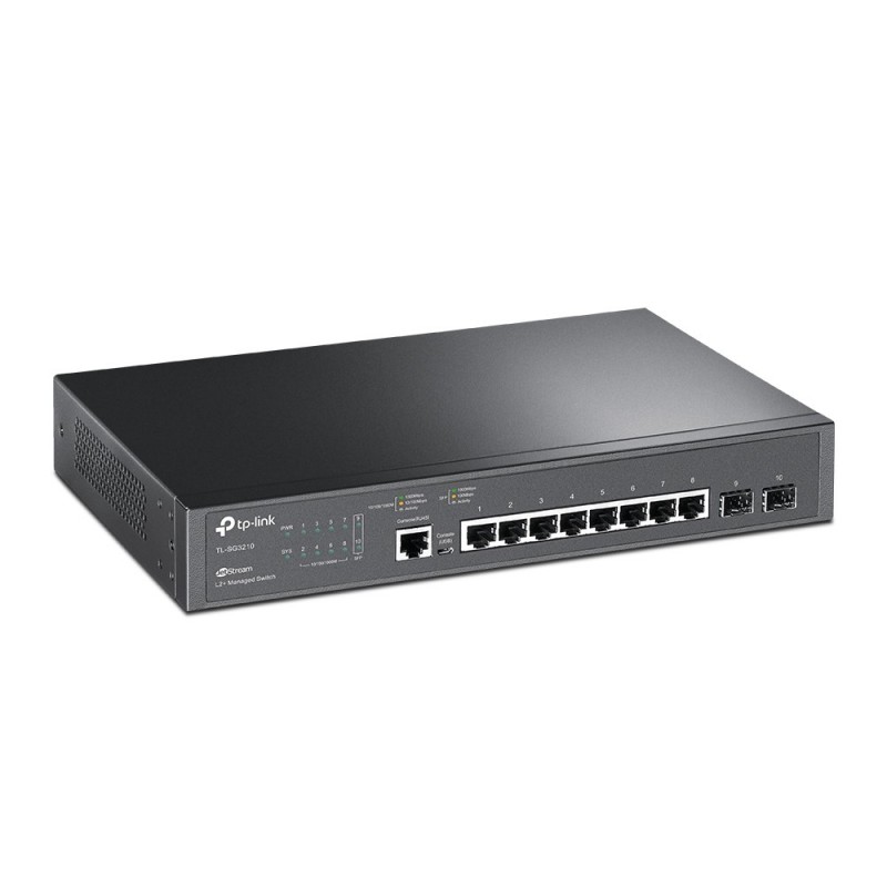 TP-Link JetStream 8-Port-Gigabit-L2+-Managed-Switch mit 2 SFP Slots