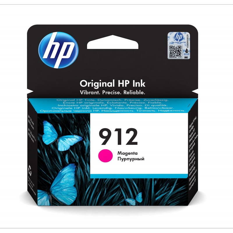 HP Cartucho de tinta Original 912 magenta