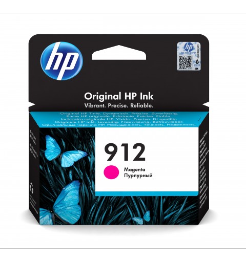 HP Cartucho de tinta Original 912 magenta