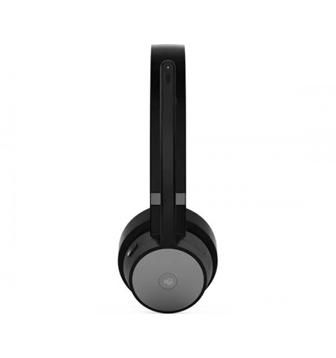 Lenovo Go Wireless ANC Auricolare Con cavo e senza cavo A Padiglione Ufficio USB tipo-C Bluetooth Nero