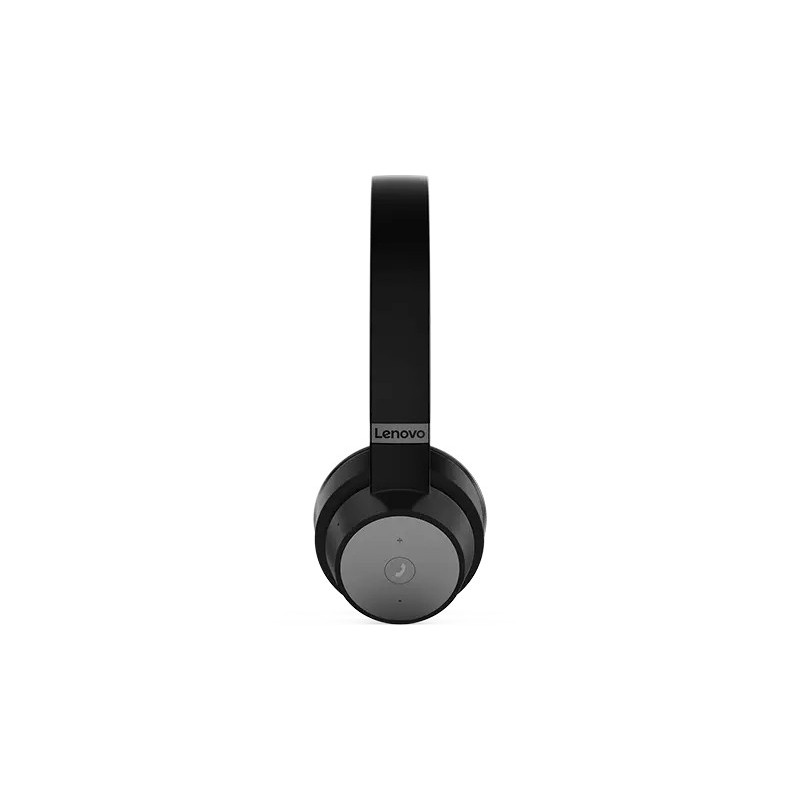 Lenovo Go Wireless ANC Auriculares Inalámbrico y alámbrico Diadema Oficina Centro de llamadas USB Tipo C Bluetooth Negro