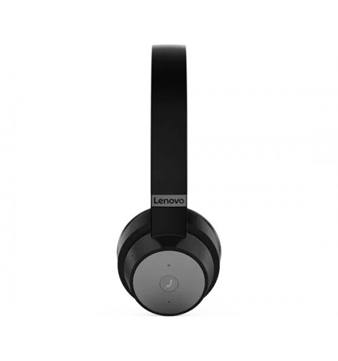 Lenovo Go Wireless ANC Auricolare Con cavo e senza cavo A Padiglione Ufficio USB tipo-C Bluetooth Nero