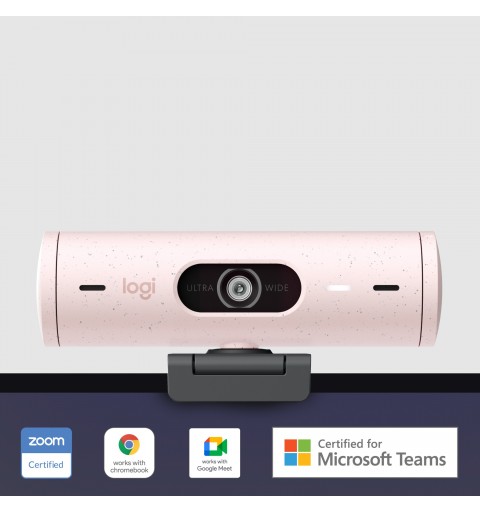 Logitech Brio 500 webcam 4 MP 1920 x 1080 pixels USB-C Blanc