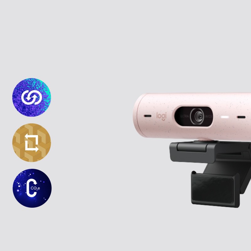 Logitech Brio 500 webcam 4 MP 1920 x 1080 pixels USB-C Blanc