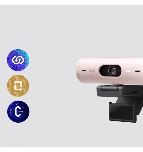 Logitech Brio 500 webcam 4 MP 1920 x 1080 pixels USB-C Blanc