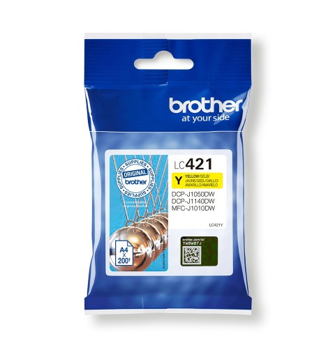 Brother LC-421Y ink cartridge 1 pc(s) Original Yellow