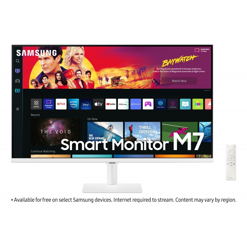Samsung LS32BM701UPXEN computer monitor 81.3 cm (32") 3840 x 2160 pixels 4K Ultra HD LCD White