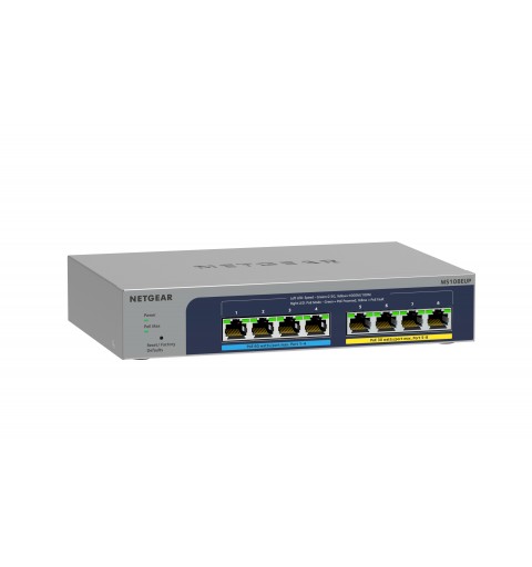 NETGEAR 8-port Ultra60 PoE++ Multi-Gigabit (2.5G) Ethernet Plus Switch Managed L2 L3 2.5G Ethernet (100 1000 2500) Power over