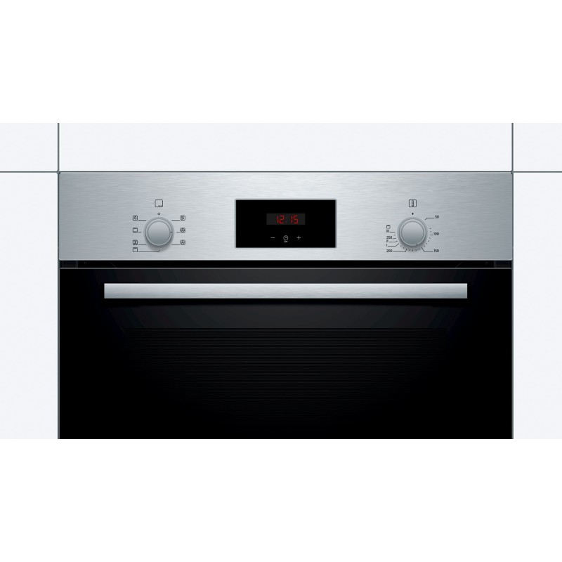 Bosch Serie 2 HBF133BR0 oven 66 L A Black, Stainless steel