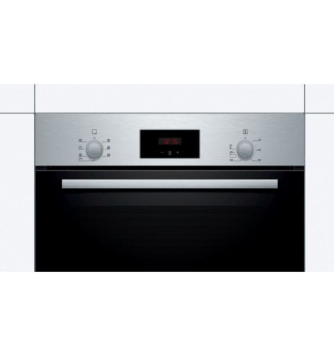 Bosch Serie 2 HBF133BR0 Backofen 66 l A Schwarz, Edelstahl