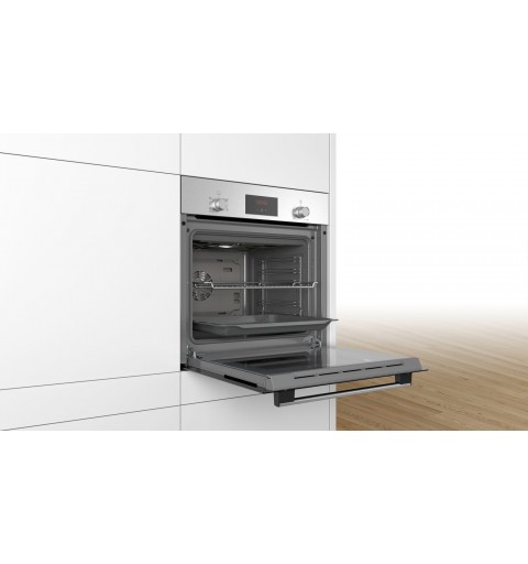 Bosch Serie 2 HBF133BR0 Backofen 66 l A Schwarz, Edelstahl