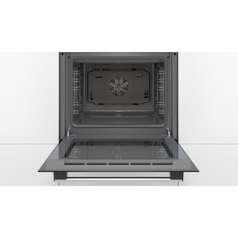 Bosch Serie 2 HBF133BR0 Backofen 66 l A Schwarz, Edelstahl