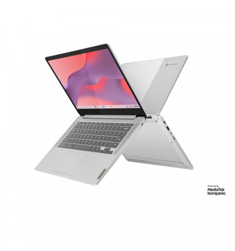 Lenovo IdeaPad Slim 3 Chrome Chromebook 35,6 cm (14") Full HD MediaTek Kompanio 520 8 Go LPDDR4x-SDRAM 128 Go eMMC Wi-Fi 6