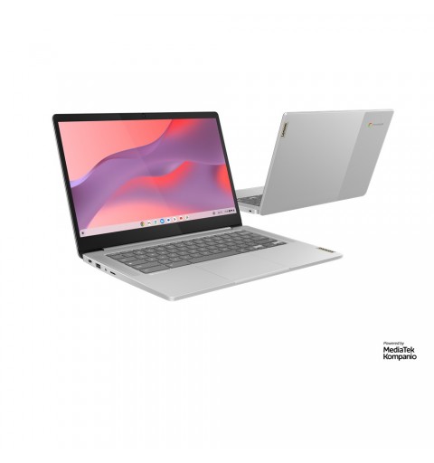 Lenovo IdeaPad Slim 3 Chrome Chromebook 35,6 cm (14") Full HD MediaTek Kompanio 520 8 Go LPDDR4x-SDRAM 128 Go eMMC Wi-Fi 6