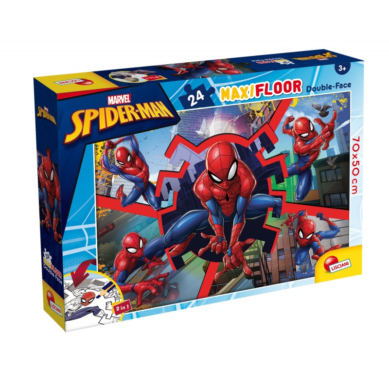 Liscianigiochi Marvel Puzzle Df Maxifloor 24 Spiderman