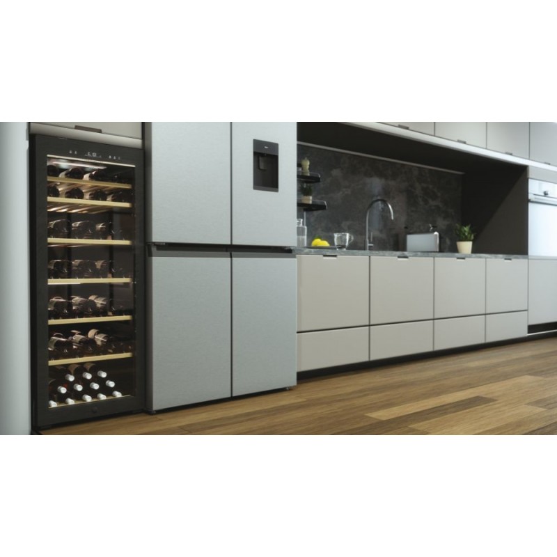 Haier Wine Bank 50 Serie 5 HWS84GA Cantinetta vino con compressore Libera installazione Nero 84 bottiglia bottiglie