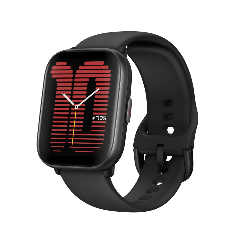 Amazfit Hannover 4,45 cm (1.75") AMOLED Digital 390 x 450 Pixel Touchscreen Schwarz GPS