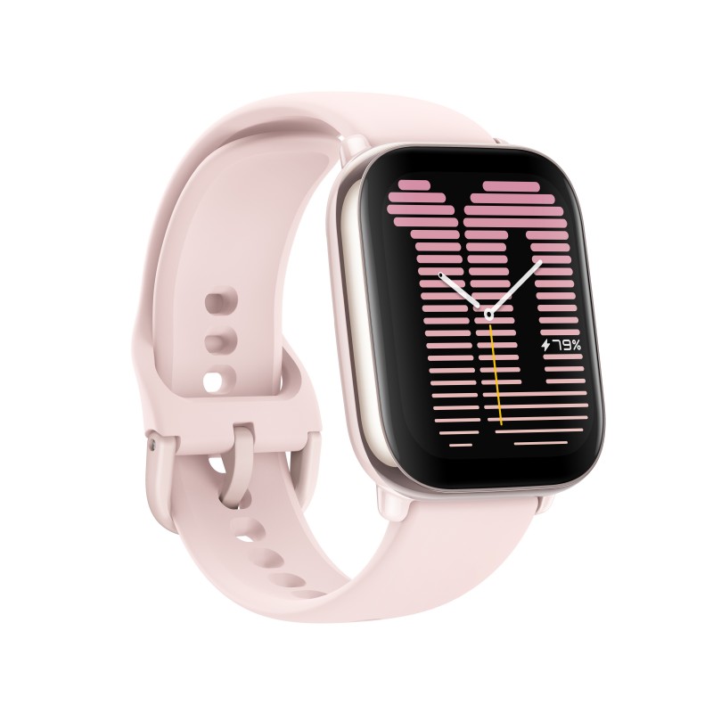 Amazfit Hannover 4.45 cm (1.75") AMOLED Digital 390 x 450 pixels Touchscreen Pink GPS (satellite)