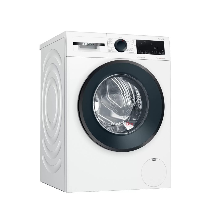 Bosch Serie 6 WNA14449IT lavasciuga Libera installazione Caricamento frontale Bianco E