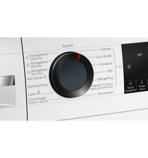 Bosch Serie 6 WNA14449IT lavasciuga Libera installazione Caricamento frontale Bianco E