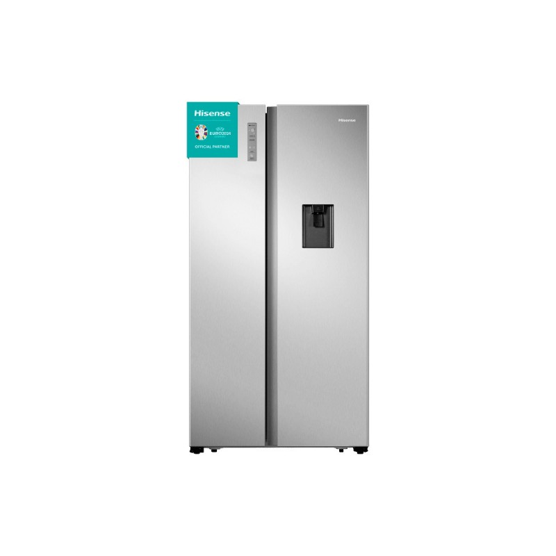 Hisense RS677N4WCD side-by-side refrigerator Freestanding 519 L D Stainless steel