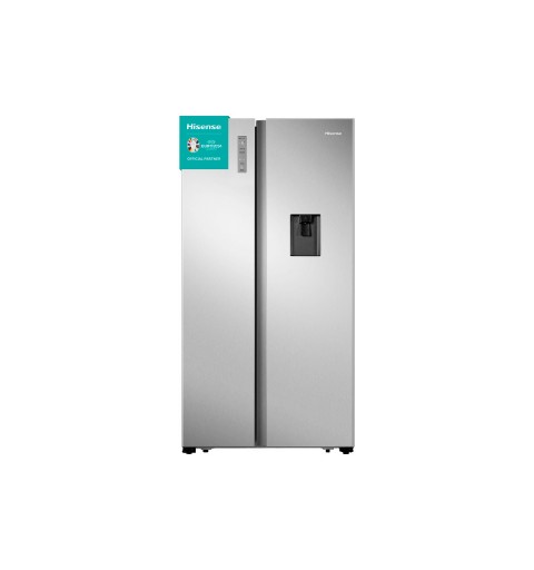 Hisense RS677N4WCD side-by-side refrigerator Freestanding 519 L D Stainless steel