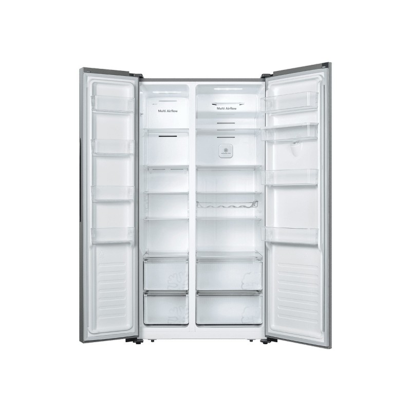 Hisense RS677N4WCD frigo américain Pose libre 519 L D Acier inoxydable