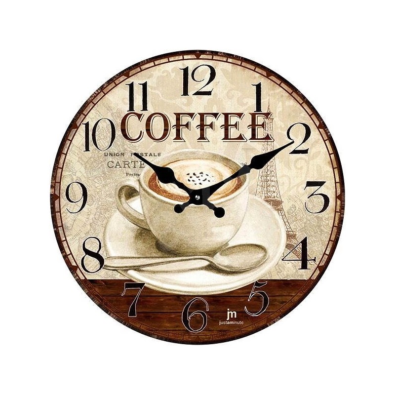 Lowell 14858 Horloge murale et de table Horloge mécanique Cercle Multicolore Lowell 14858 Horloge murale et de table Horloge mécanique Cercle Multicolore
