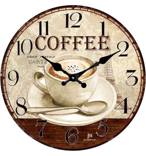 Lowell 14858 wall table clock Mechanical clock Circle Multicolour