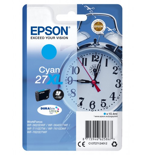 Epson Alarm clock Cartuccia Sveglia Ciano Inchiostri DURABrite Ultra 27XL