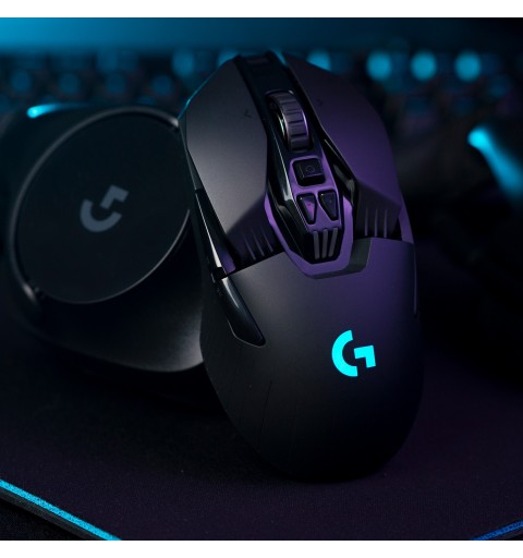 Logitech G Logitech G903 LIGHTSPEED Mouse da Gaming Wireless con Sensore HERO 25K, 140h e 1h con Batteria Ricaricabile, RGB