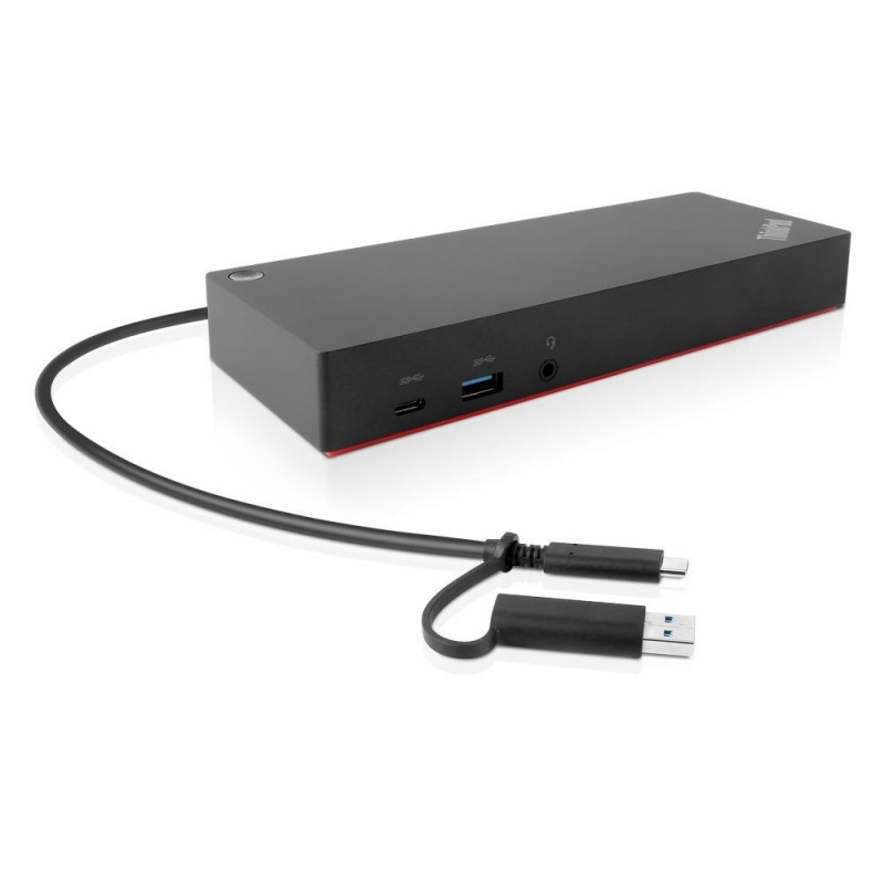 Lenovo 40AF0135IT station d'accueil Avec fil USB 3.2 Gen 2 (3.1 Gen 2) Type-C Noir