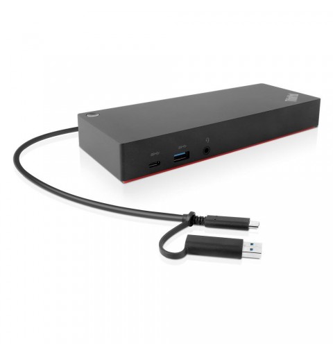 Lenovo 40AF0135IT replicatore di porte e docking station per laptop Cablato USB 3.2 Gen 2 (3.1 Gen 2) Type-C Nero