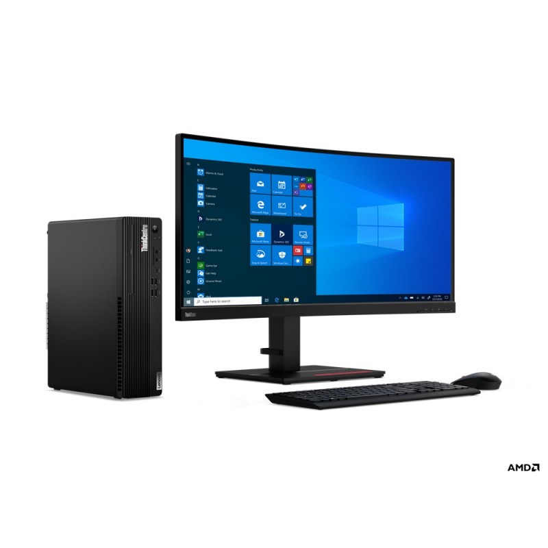 Lenovo ThinkCentre M75s SFF AMD Ryzen™ 5 5700G 16 GB DDR4-SDRAM 512 GB SSD Windows 11 Pro PC Schwarz
