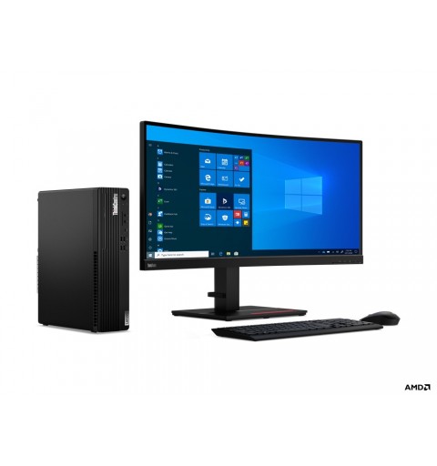 Lenovo ThinkCentre M75s SFF AMD Ryzen™ 5 5700G 16 GB DDR4-SDRAM 512 GB SSD Windows 11 Pro PC Schwarz