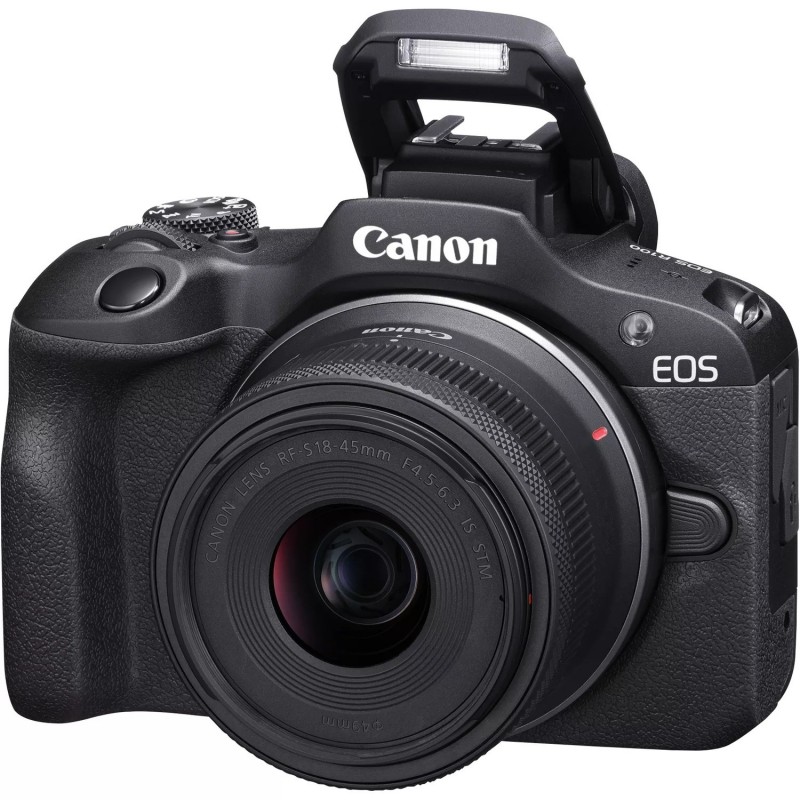 Canon EOS R100 + RF-S 18-45mm F4.5-6.3 IS STM Kit MILC 24,1 MP CMOS 6000 x 4000 Pixel Nero