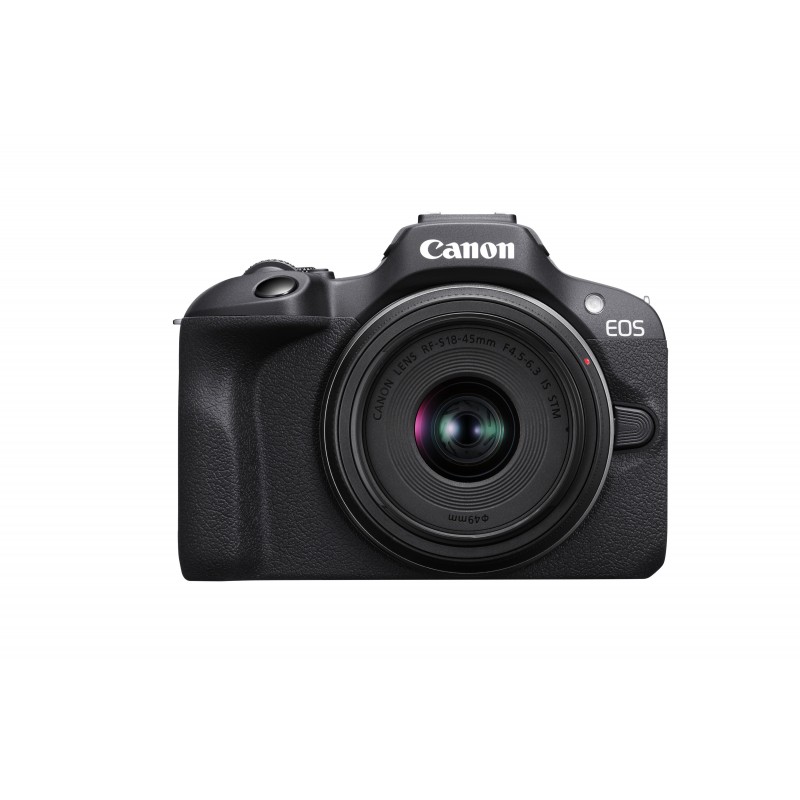 Canon EOS R100 + RF-S 18-45mm F4.5-6.3 IS STM Kit MILC 24.1 MP CMOS 6000 x 4000 pixels Black